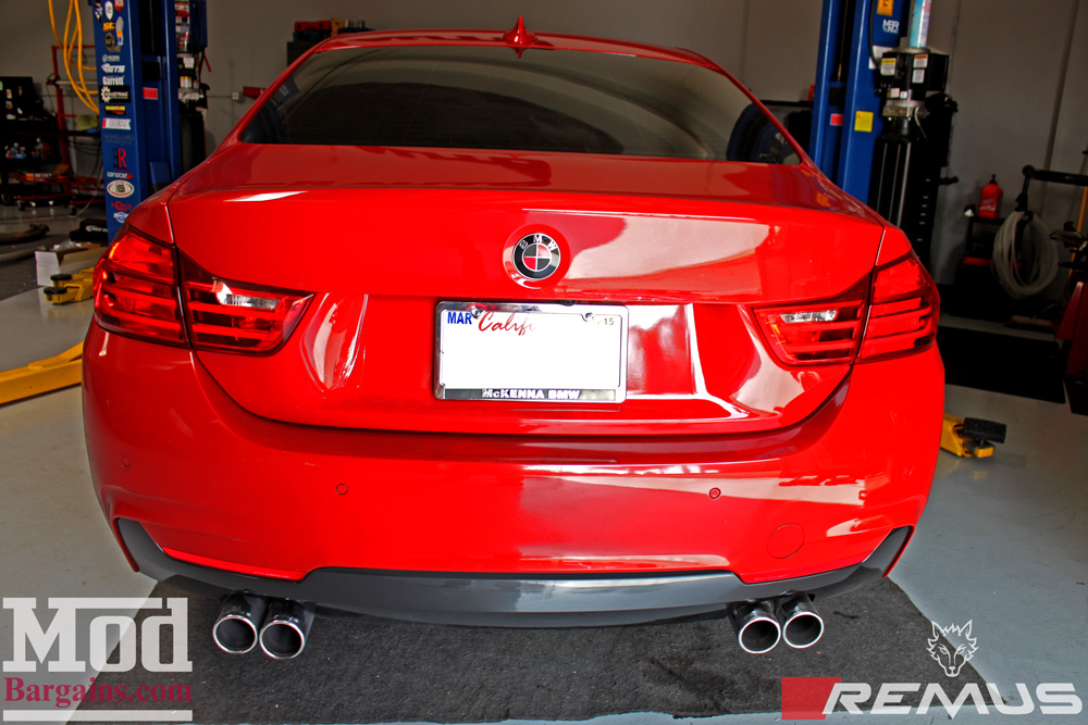 **REMUS Sport Quad Exhaust System for 20122016 BMW 328i/428i [F30/F32] (086012 0500)